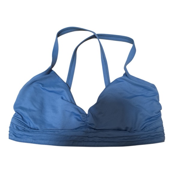 Seafolly Blue Halter Bikini WITH UNDER WIRE Top Blue Size 6DD - Picture 1 of 3